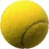 Ein flauschiger, gelber Ball.